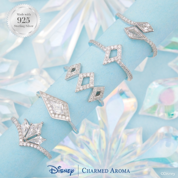 Kite Wishbone Ring, Disney Frozen Ring Collection, 925 Sterling Silver - Picture 6 of 6